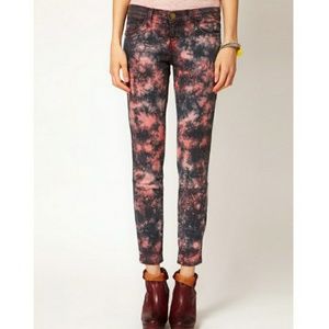 Blue Current /& Elliott The Stiletto Crop Skinny Jean w//Flocked Dots 24